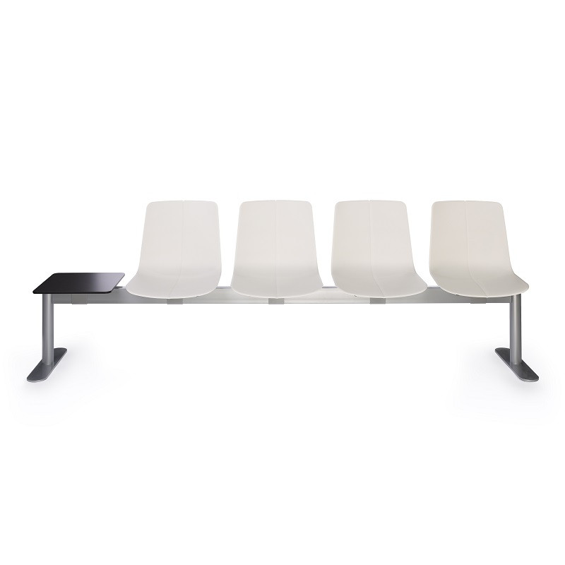 AITANA BANCADA PLASTICA 4 PLAZAS + MESA