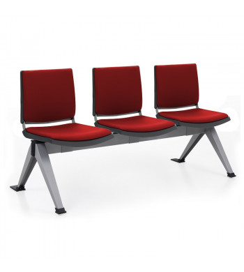 ATENEA BANCADA TAPIZADA 3 PLAZAS